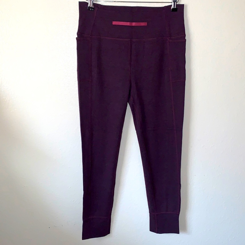 BetaBrand Women’s Leggings Skinny Leg Fully Charged in Purple Berry LARGE-LONG